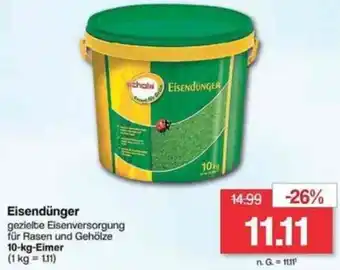 Famila Nord West Schola Eisendünger 10kg Eimer Angebot