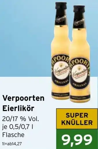 CAP Markt Verpoorten Eierlikör 0,5/0,7 L Flasche Angebot