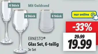 Lidl ERNESTO Glas Set, 6-teilig Angebot