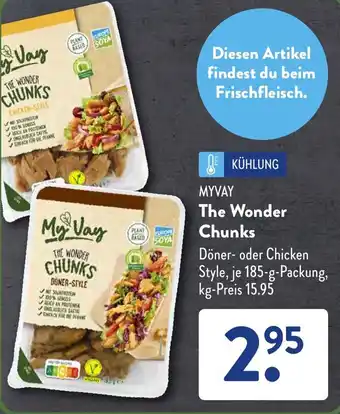 Aldi Süd MyVay The Wonder Chunks 185 g Packung Angebot