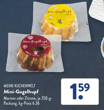 Aldi Süd MEINE KUCHENWELT Mini-Gugelhupf 250 g Packung Angebot