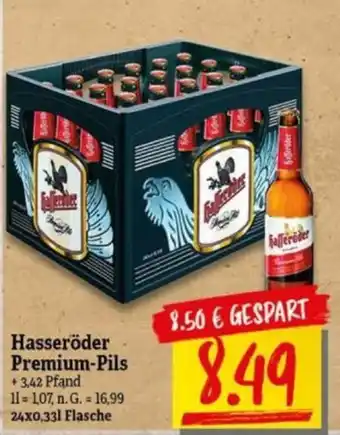 NP Discount Hasseröder Premium-Pils 24 x 0,33 l Flasche Angebot