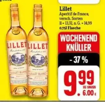 NP Discount Lillet Aperitif de France 0,75 l Flasche Angebot