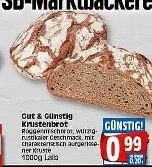 Elli Markt Gut & Günstig Krustenbrot Angebot