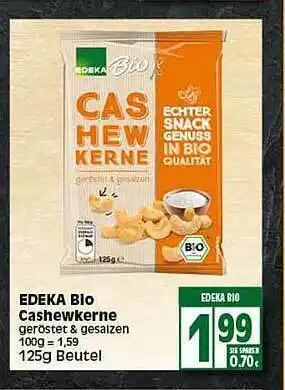 Elli Markt Edeka Bio Cashewkerne Angebot