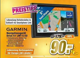 Expert Garmin Navigationsgerät Drive 51 LMT-S EU Angebot