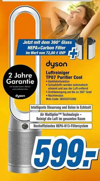 Expert Dyson Luftreiniger Tp07 Purifier Cool Angebot