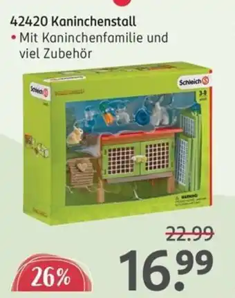 Rossmann Kaninchenstall Angebot