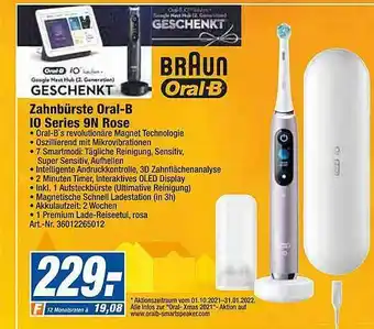 expert Techno Land Zahnbürste Oral-b Io Series 9n Rose Angebot