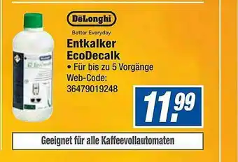 expert Octomedia Delonghi Entkalker Ecodecalk Angebot