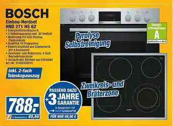 expert Techno Land Bosch Einbau-herdset Hnd271 Hs62 Angebot