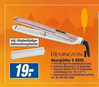 expert Techno Land Remington Haarglätter S9505 Angebot