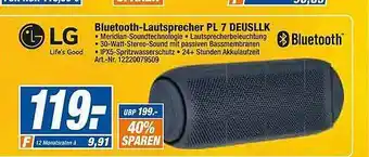 expert Techno Land Lg Bluetooth Lautsprecher Pl7 Deusllk Angebot