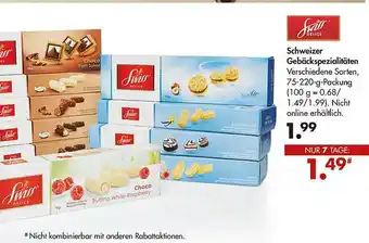 Galeria Swiss Delice Schweizer Gebäckspezialitäten Angebot