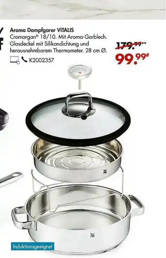 Galeria Wmf Aroma Dampfgarer Vitalis Angebot