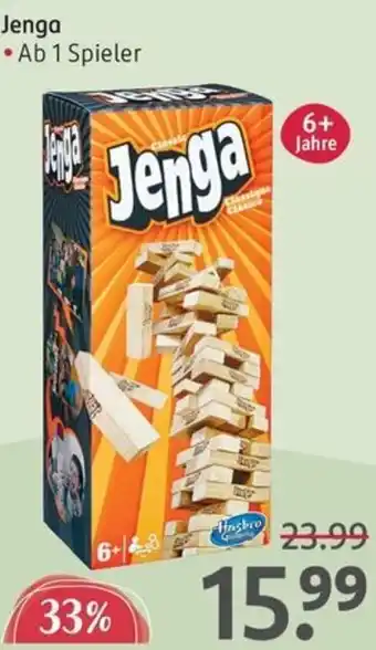 Rossmann Hasbro Gaming Jenga Angebot