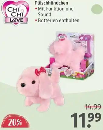 Rossmann CHI CHI LOVE Plüschhündchen Angebot