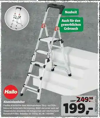 Hagebau Hailo Aluminiumleiter Angebot