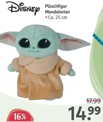 Rossmann Disney Plüschfigur Mandalorian Angebot