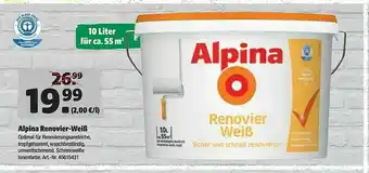 Hagebau Alpina Renovier-weiß Angebot