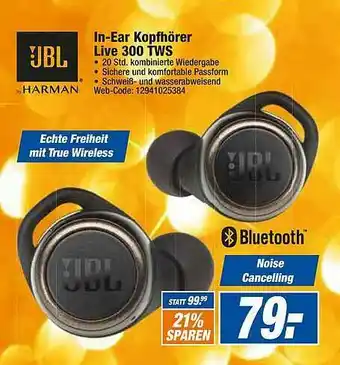 HEM Expert Jbl In-ear Kopfhörer Angebot