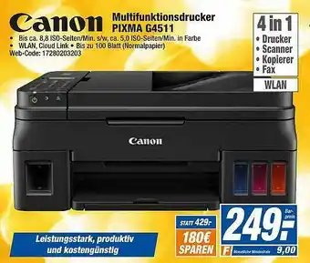 HEM Expert Canon Multifunktionsdrucker Pixma Angebot