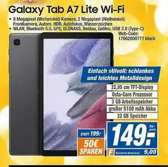 HEM Expert Galaxy Tab A7 Lite Wi-fi Angebot