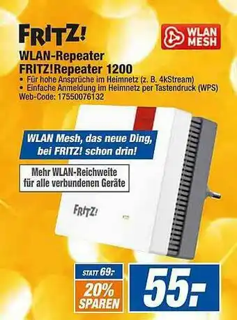 HEM Expert Wlan-repeater Fritz! Repeater 1200 Angebot