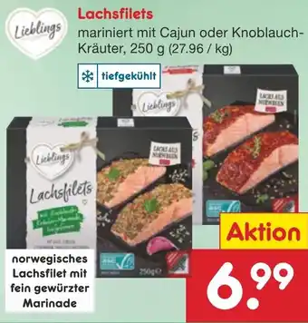 Netto Marken-Discount Lieblings Lachsfilets 250 g Angebot