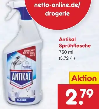 Netto Marken-Discount Antikal Sprühflasche 750 ml Angebot