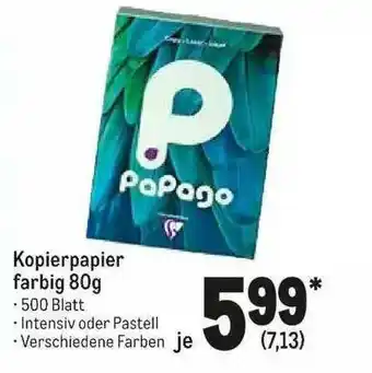 METRO Kopierpapier Farbig 80g Angebot