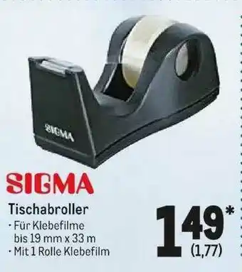 METRO Sigma Tischabroller Angebot