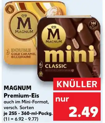 Kaufland MAGNUM Premium-Eis 255-360-ml-Packg. Angebot