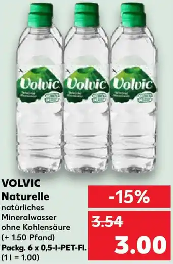 Kaufland VOLVIC Naturelle Packg. 6 x 0,5-l-PET-Fl. Angebot