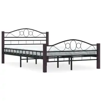 ManoMano Maisonchic - Bettgestell, Schlafzimmerbett/Doppelbett, Erwachsenenbett Schwarz Metall 120x200 cm XTJTE615167 Angebot