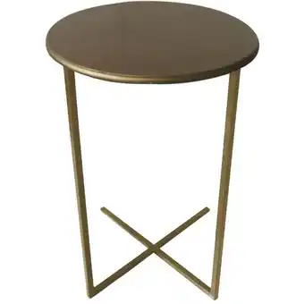 ManoMano Maisonchic - Beistelltisch,Kaffeetisch,Couchtisch Xavi 35x60 cm Gold VMEC299661 Angebot