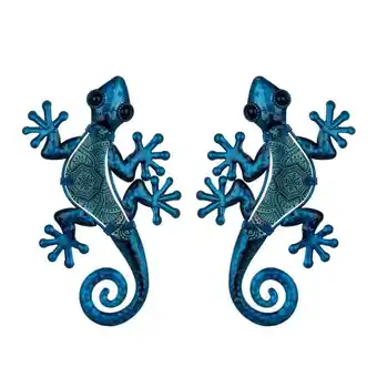 ManoMano Signes Grimalt - Tierfigur Wand Adorno Abbildung Eidechsen 2 Einheiten Jardin Blue 11x21x1cm 24972 - Azul Angebot