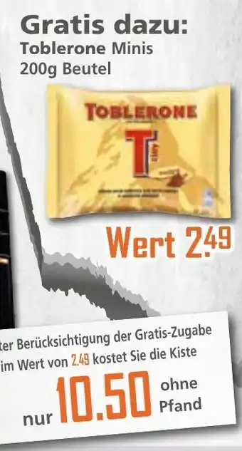 Klaas und Kock Toblerone Minis 200g Beutel Angebot