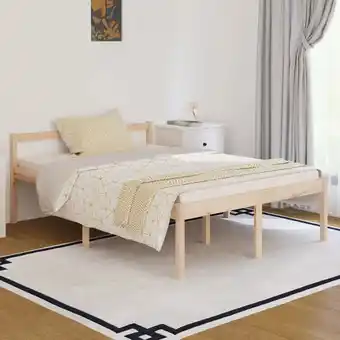 ManoMano Maisonchic - Massivholzbett,Schlafzimmerbett,Doppelbett,Bett für Jugendliche,Erwachsene, ältere Menschen Kiefer 140x190 cm BZ Angebot