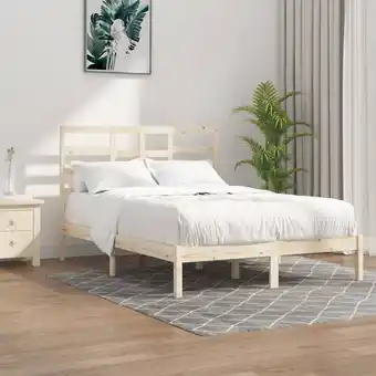 ManoMano Maisonchic - Massivholzbett,Schlafzimmerbett,Doppelbett,Bett für Jugendliche,Erwachsene, ältere Menschen 135x190 cm BZSTK4627 Angebot