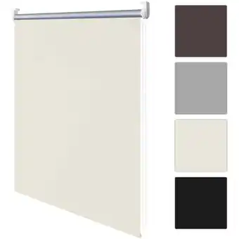 ManoMano Verdunkelungsrollo Klemmfix ohne Bohren 110cm x 160cm Beige Verdunklungsrollo Fensterrollo Rollo Seitenzugrollo Klemmrollo fü Angebot