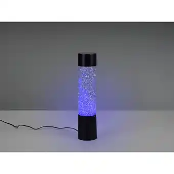 ManoMano Reality Leuchten - led Tischleuchte glitter mit rgb Farbwechsel, Schwarz 34cm hoch Angebot