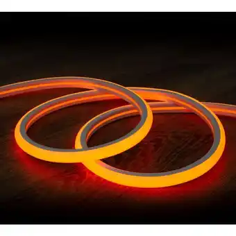 ManoMano Ledkia - LED-Streifen Neon 7.5 W/m Dimmbar 220V ac 120 LED/m Halbrund 180º Orange IP67 nach Mass Schnitt alle 100 cm 180º 13m Angebot