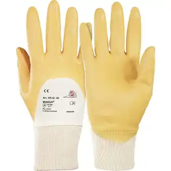 ManoMano 010509141E Handschuhe Monsun 105 Größe 9 curry BW-Trikot m.Nitril en 3 - Honeywell Angebot