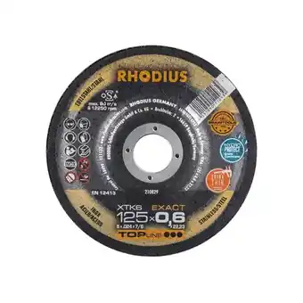 ManoMano Rhodius XTK6 Metall Trennscheibe Ø125 mm - 0.6 mm - 22.23 mm Angebot