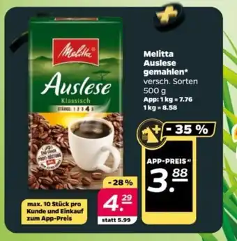 NETTO Melitta Auslese gemahlen 500 g Angebot