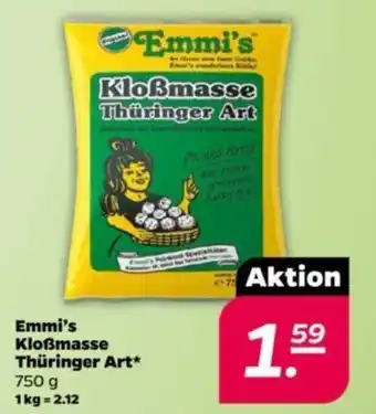 NETTO Emmi's Kloẞmasse Thüringer Art 750 g Angebot