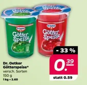 NETTO Dr. Oetker Götterspeise versch. Sorten 150 g Angebot