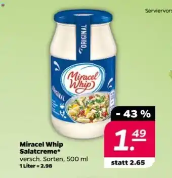 NETTO Miracel Whip Salatcreme versch. Sorten, 500 ml Angebot