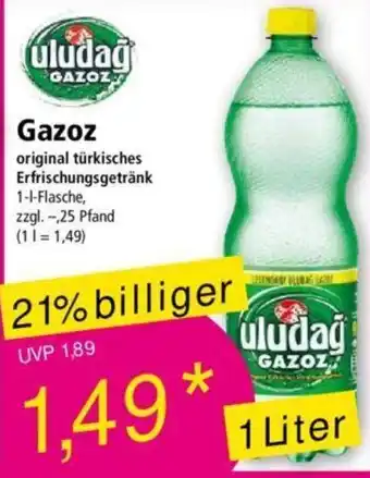 Norma Gazoz original türkisches Erfrischungsgetränk 1 l Flasche Angebot